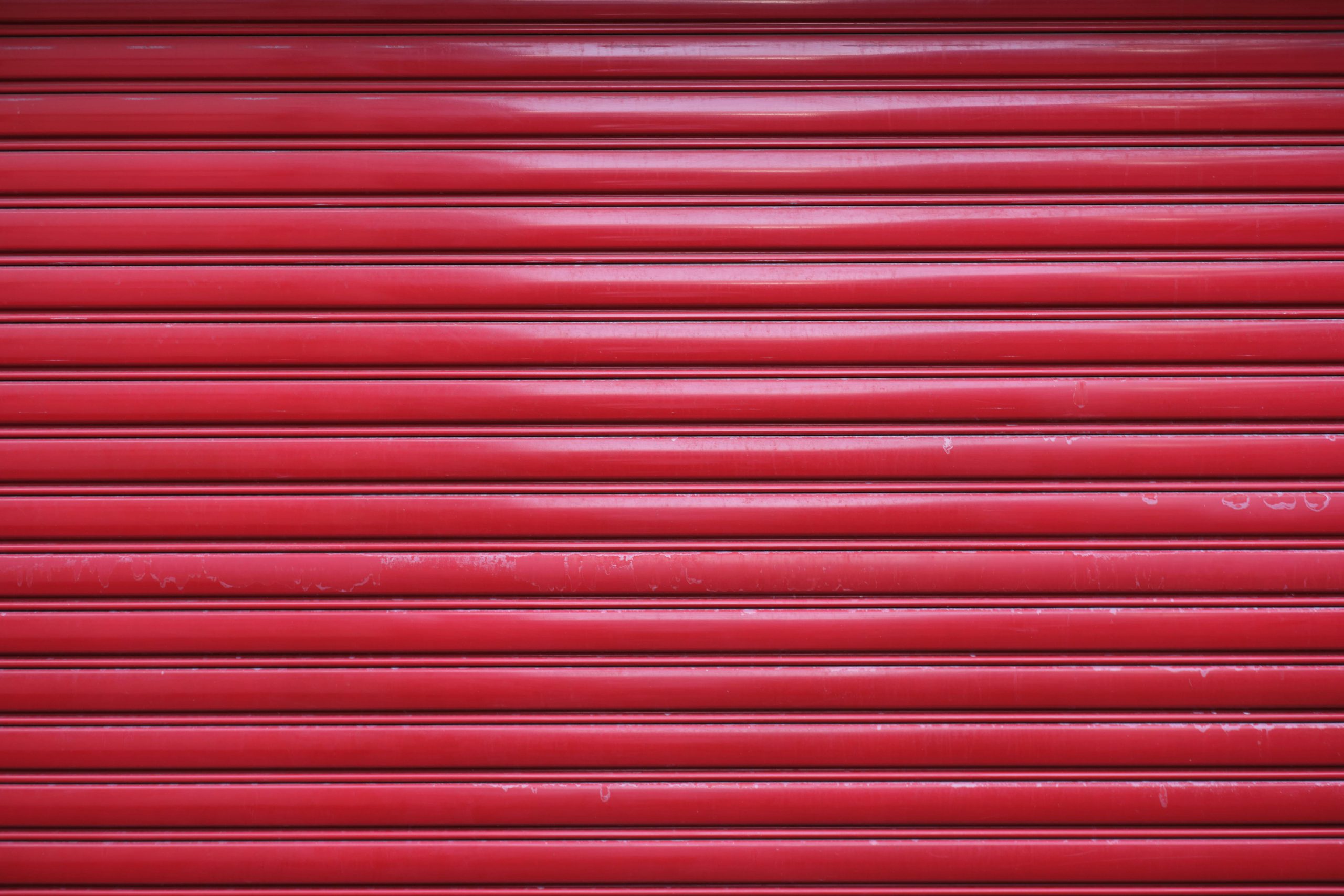 Red storage unit door - visit rsd-storage.com.